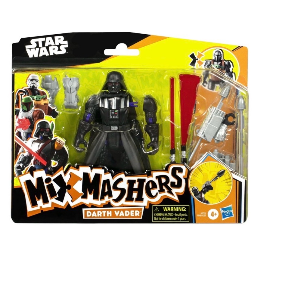 MIX MASHERS STAR WARS Darth Vader Toy , Action Figure Deluxe 5”. NEW